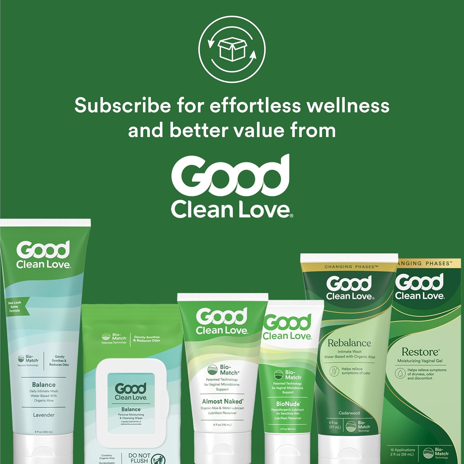 Good Clean Love Balance pH-Balanced Feminine Wipes, Supports Vaginal Health Naturally & Reduces Odor, Non-Irritating Moisturizing & Cleansing Hygiene Product Made with Organic Aloe, (24 Count) - Image 5