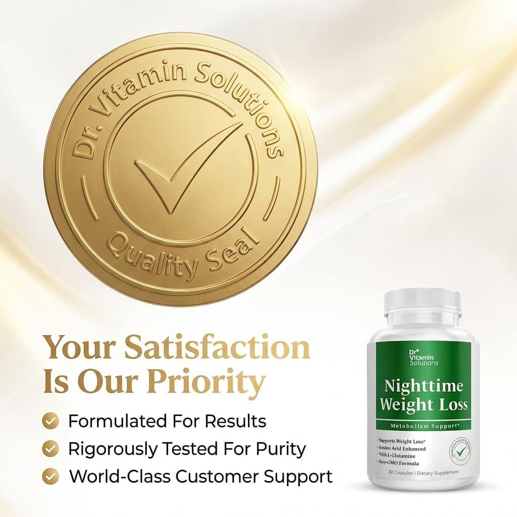 Nighttime Fat Burner Supplements - Appetite Suppressants for Weight Loss - Night-Time Fat Burner for Women and Men Supporting Sleep & Relaxation - Weight Loss Pills - 60 Capsules - Image 7