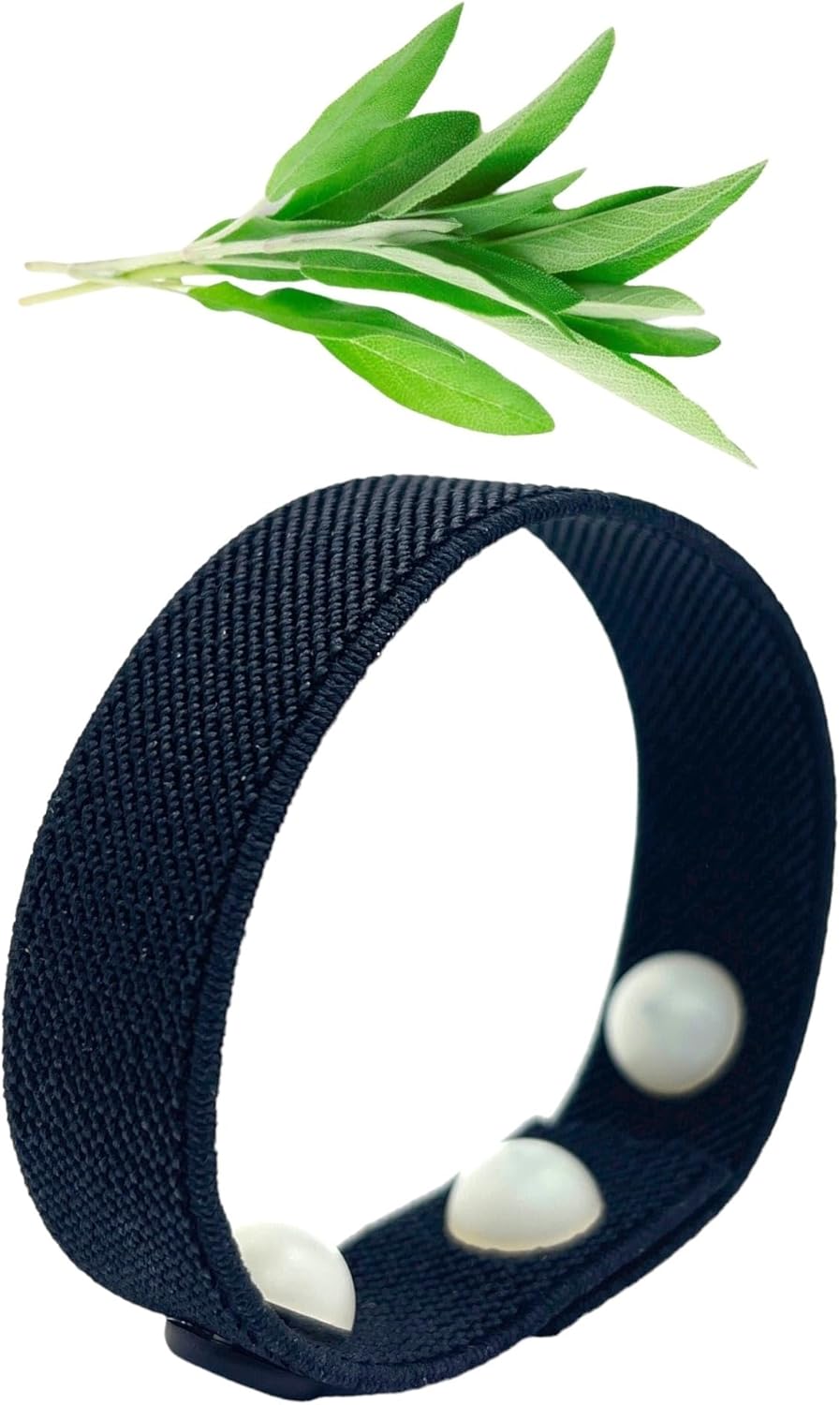 Menopause Bracelet for Cooling Comfort - Clary Sage Acupressure Wristband for Hot Flashes, Sleep and Mood Support - Slip-On Knit Elastic Band for Women