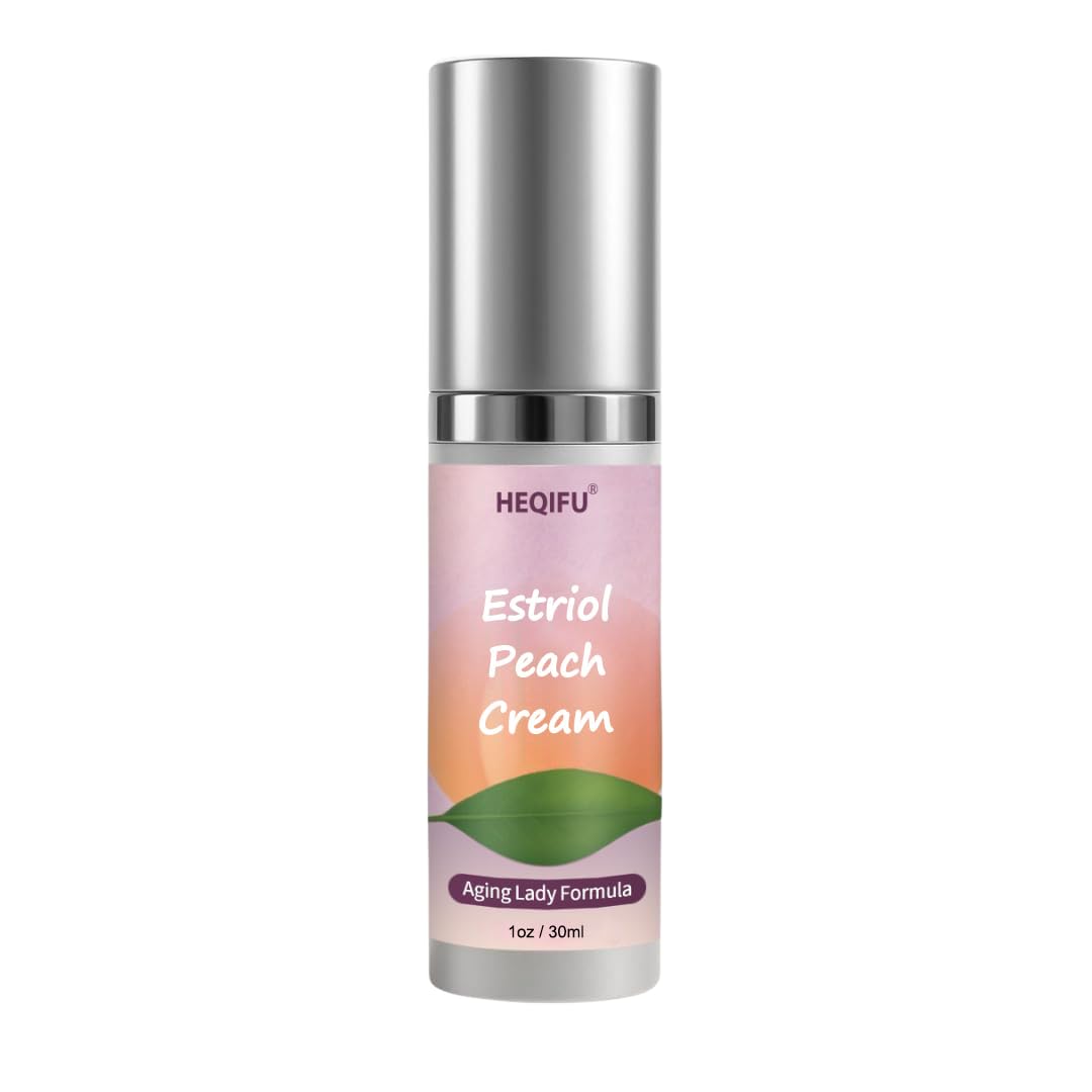 Bioidentical Estriol Cream for Women -Menopause Relie - Peach Flavor, Fast-Absorbing Hydration, Lightweight & Soothing Formula for Daily Comfort, 30ml (2-Month Supply)