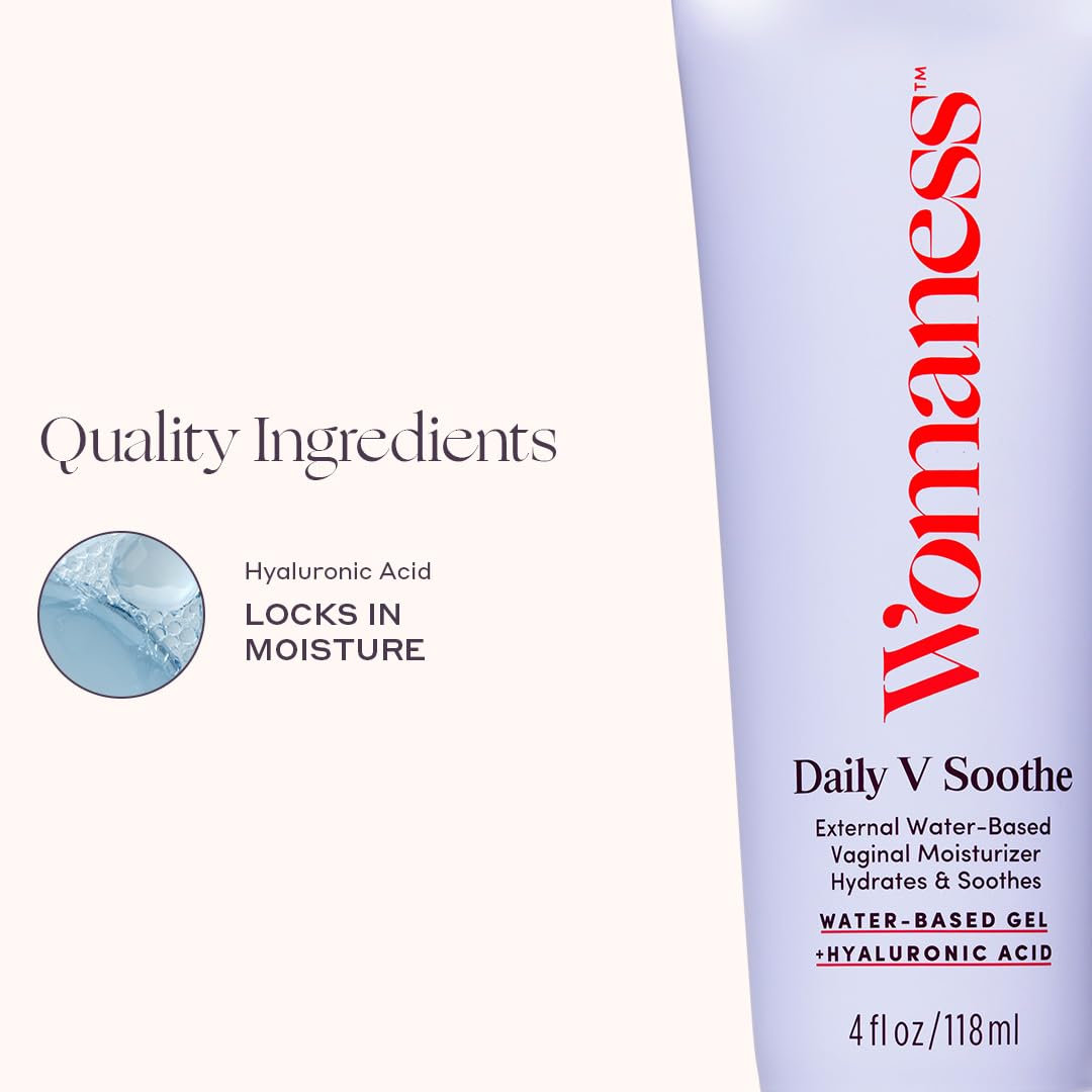 Womaness Daily V Soothe - Vaginal Moisturizer for Vaginal Dryness & Moisture - External Hyaluronic Acid Gel for Vaginal Wetness - Silicone-Free, Estrogen & Hormone-Free Vaginal Health Support - 4oz - Image 7