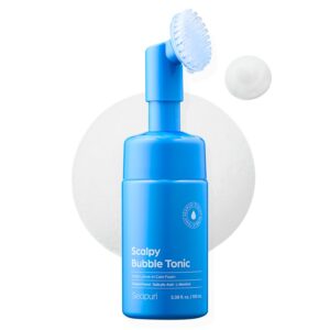 Seapuri Scalpy Bubble Tonic for Dry & Itchy Scalp Treatment | Hair Growth & Thickening | for both Men & Women | Combats Hair Loss & Thinning | Salicylic Acid, Menthol, Dexpanthenol