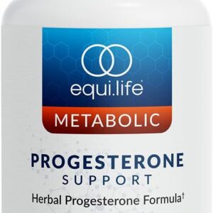 Equilife Herbal Progesterone Support for Women with Black Cohosh & Passion Flower -Ease Menopausal Symptoms, Promote Healthier Cycles, Boost Mood, Vegan, Non-GMO, Gluten, Dairy & Soy Free, 90 Capsules