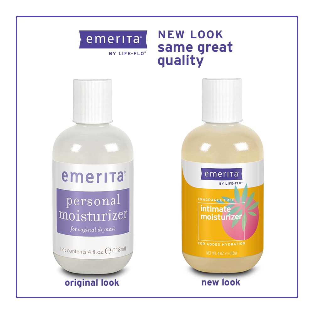 Emerita Intimate Moisturizer - Personal Care for Vaginal Dryness, Vulva Balm, Water Based Cream with Aloe Vera Gel for Vaginal Moisture and Comfort, Estrogen and Paraben Free - 4 fl oz - Image 2