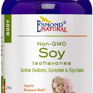 Soy Isoflavones Non-GMO (Supports Menopausal Health & Hot Flashes), GMP, Natural Product Assn Certified, Made in USA - 250mg, 60 Capsules