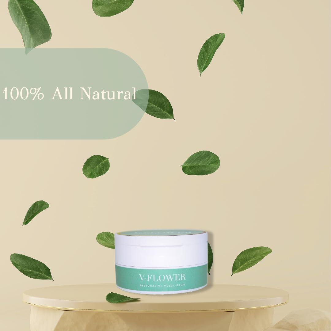 V-Flower Vulvar Balm Vulva Care Creme | Female Dryness Rescue | All Natural Vulva Balm Cream | Relieves Vaginal Dryness, Itching, Redness, Burning, Odor, Chafing and Irritation -1.7oz - Image 7