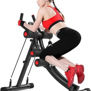 Fitlaya Fitness Core & Abdominal Trainers AB Workout Machine Home Gym Exercise Machine Ab Cruncher Foldable Fitness Equipment
