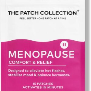 The Patch Collection® - Ultimate Menopause Support Patch for Women | Hot Flushes, Night Sweats, Fatigue, Mood, Sleep | 100% Natural & Vegan, Latex Free (Pack of 15)