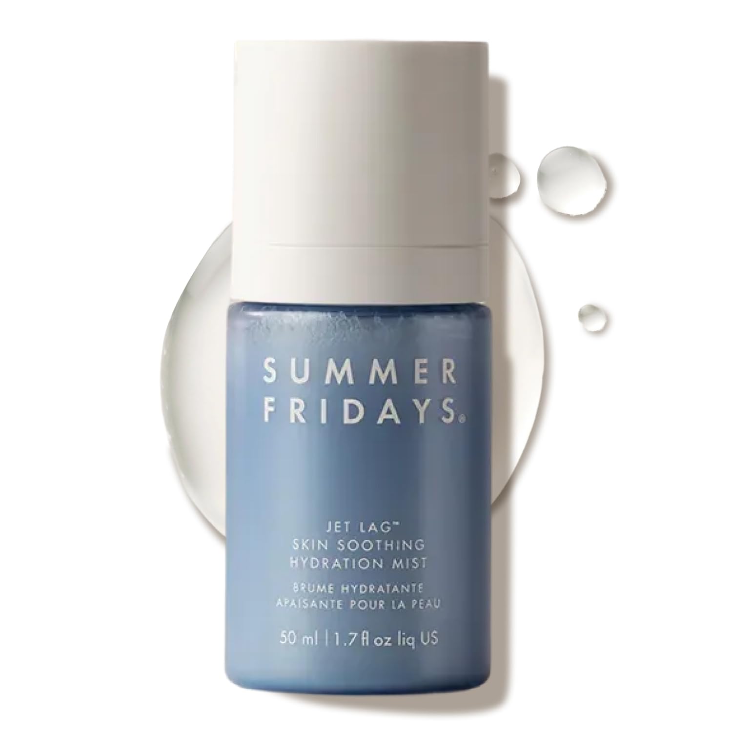 Summer Fridays Jet Lag Hydration Face Mist – Soothing Facial Spray for Glow & Skin Barrier Support (1.7 oz)