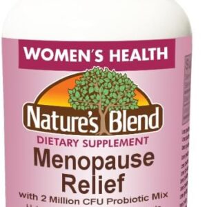 Nature's Blend Menopause Relief w/ 2 Billion CFU Probiotic Mix 30 Tablets