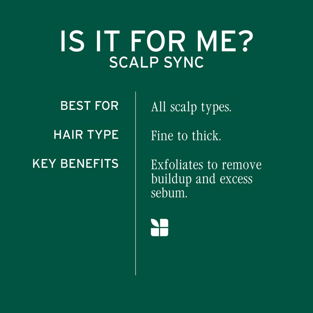 Biolage Scalp Sync Purifying Concentrate - For All Scalp Types, Exfoliating & Clarifying Treatment, Removes Buildup, Refreshing & Reinvigorating, Fermented Tea Blend & Glycolic Acid - Image 5