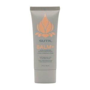 SUTIL Balm+ Intimate Moisturizer for Women - Hormone-Free Daily Hydration for Sensitive Skin, Water-Based, Fast Absorbing, Non-Sticky, Hyaluronic Acid & Ectoin, 2 oz
