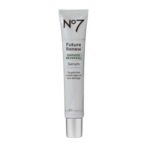 No7 Future Renew Damage Reversal Face Serum - Fast-Absorbing Peptide Serum to Help Visibly Reduce Fine Lines & Wrinkles - Enriched with Hyaluronic Acid & Niacinamide to Combat Dryness (1.69 Fl Oz)