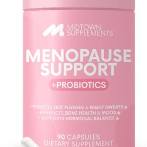 Menopause Supplements for Women – Hormone Balance, Hot Flash Relief, Night Sweats, Weight Management, Perimenopause & Menopausal Support, Estrogen Balance, Chasteberry Supplement for Women