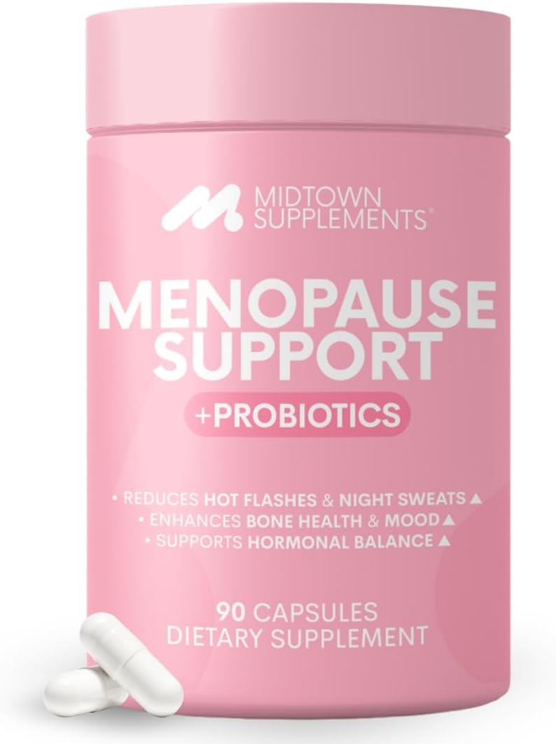 Menopause Supplements for Women – Hormone Balance, Hot Flash Relief, Night Sweats, Weight Management, Perimenopause & Menopausal Support, Estrogen Balance, Chasteberry Supplement for Women
