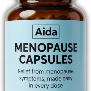 Aida™ - Menopause Capsules – Estrogen Support for Women with Ashwagandha, Maca & Tribulus – Weight Management, Bloating Relief, Hormonal Balance, Menopause Symptoms (30 Servings)
