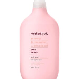 Method Body Wash, Pure Peace, Paraben and Phthalate Free, 28 oz (Pack of 1)