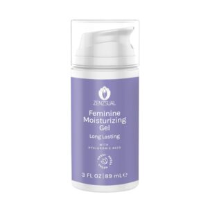 ZENZSUAL Vaginal Moisturizer Gel – Water-Based, pH Balanced with Hyaluronic Acid – Hydrating Feminine Gel for Intimate Dryness and Daily Comfort – Menopause & Postpartum Support – 3 Fl Oz (89 mL)
