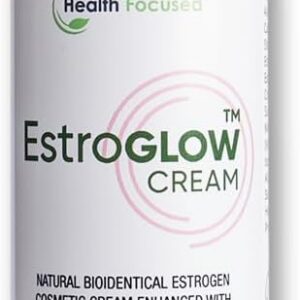 JJ Smith EstroGlow - Bioidentical Estrogen Cream for menopause & post-menopause relief. Targets hot flashes, night sweats, mood, and skin hydration while supporting hormone balance - (3oz)
