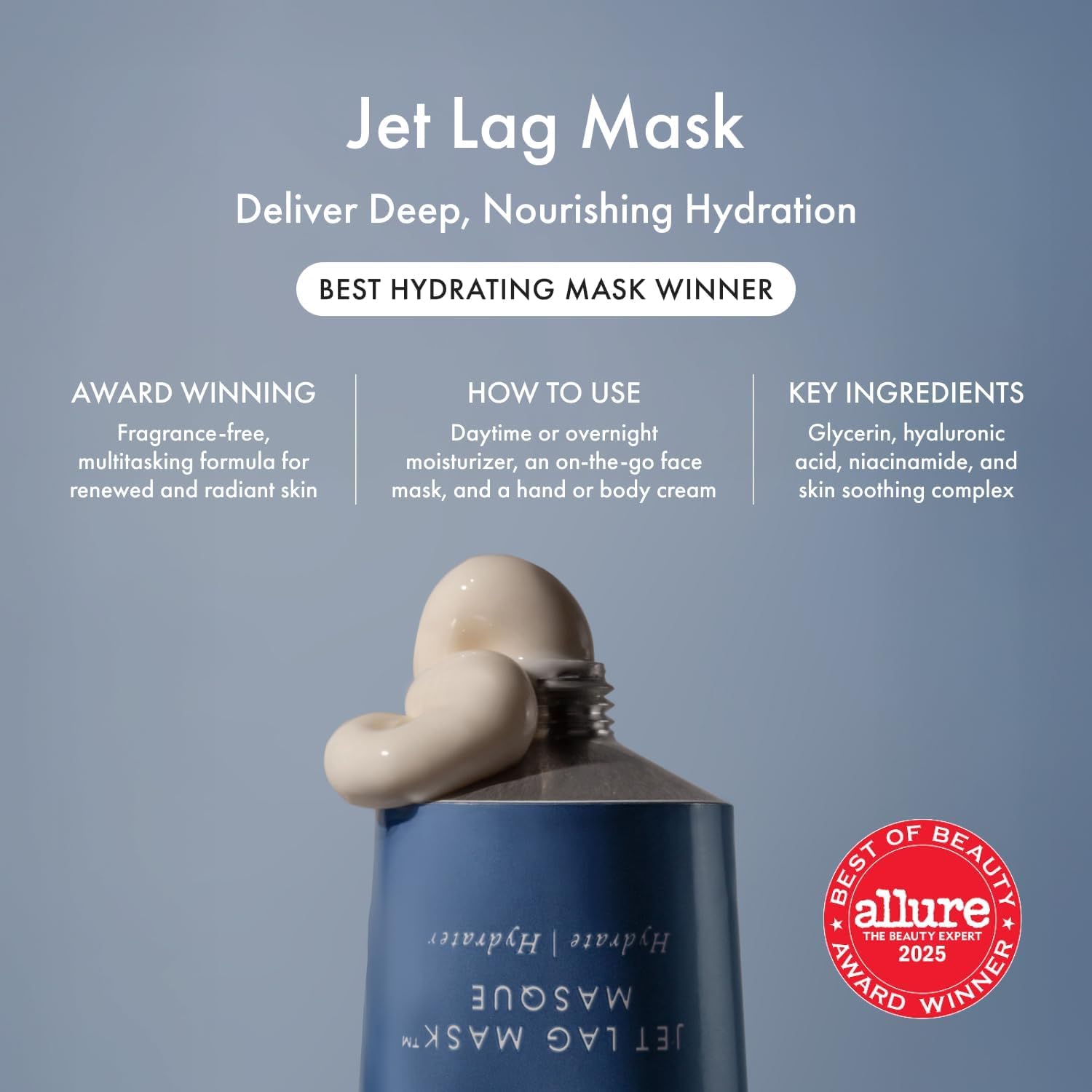 Summer Fridays Hydration Trio - Travel Size Jet Lag Mask + Full Size Lip Butter Balm Duo in Hot Chocolate + Toasted Marshmallow - Skin Care Set for Hydrated Complexion + Glossy, Soft Lips (3 Count) - Image 3