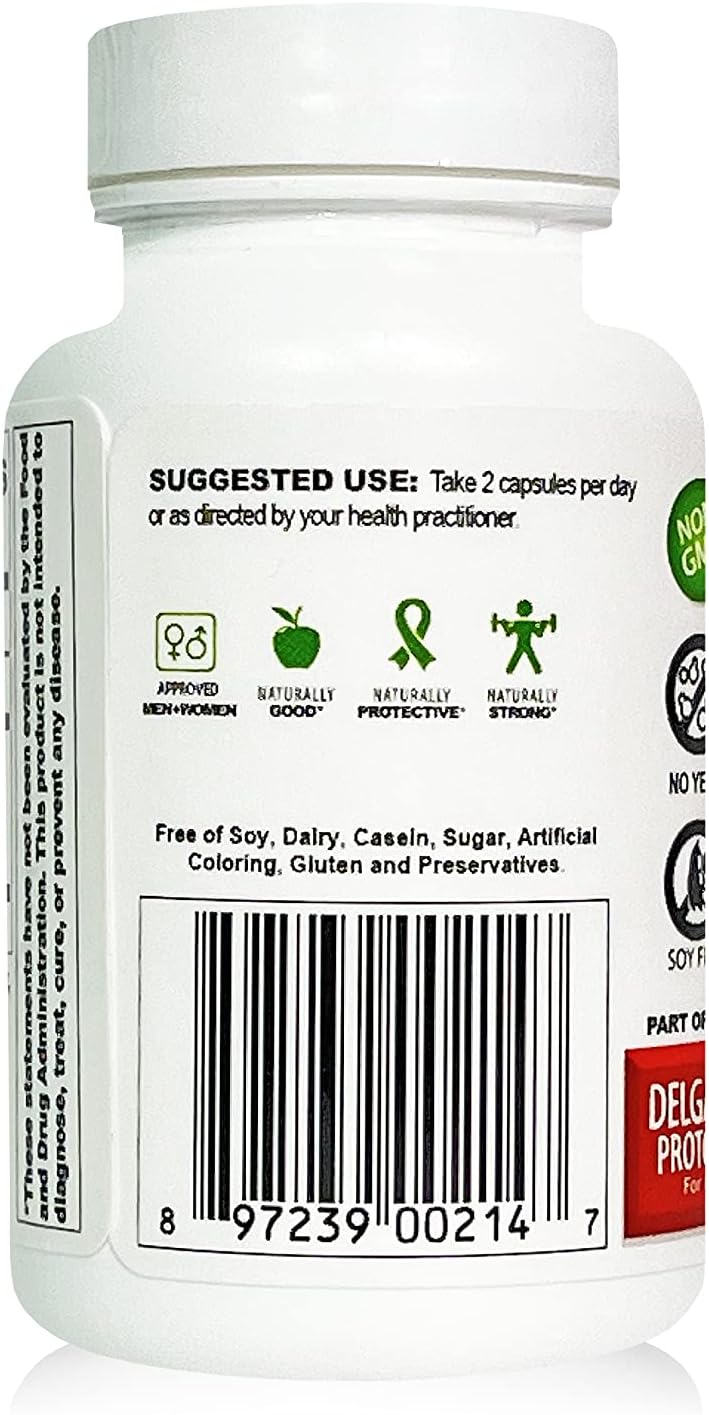 EstroBlock Estrogen Balance Supplement - Maintain Clear Skin, Body Defenses for Women & Men - Delgado Protocol - Original Formula w/No Crystalline DIM Against Dysfunction - 60 Capsules - Image 8