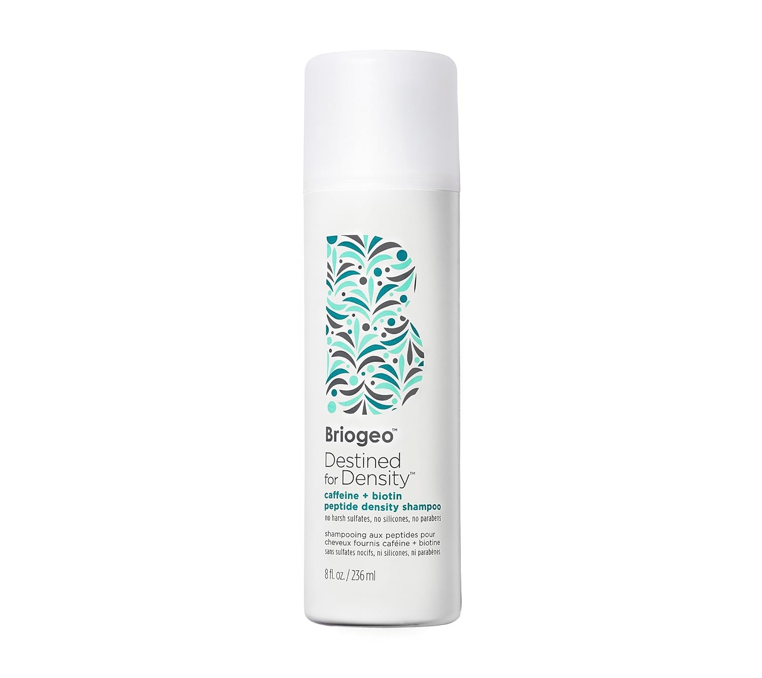Briogeo Destined for Density Caffeine + Biotin Peptide Density Shampoo | Increases Hair Thickness and Volume for Fine or Thinning Hair | Sulfate-Free | Vegan & Cruelty-Free