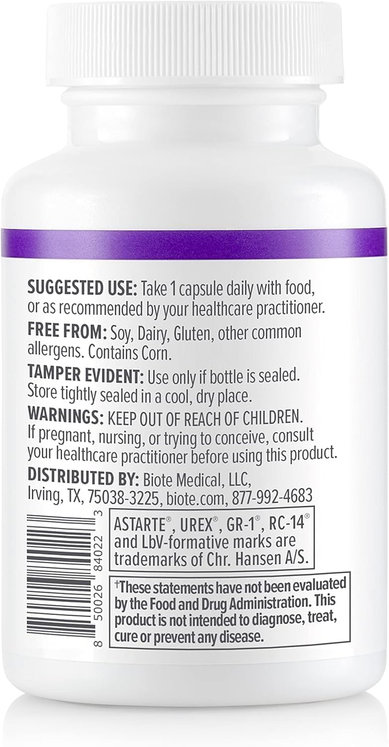 Biote Nutraceuticals - vH Balance - Vaginal Health + Microbiome Support (30 Capsules) - Image 5