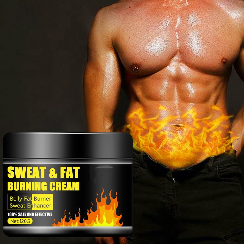 Sweat & Fat Burning Cream,Belly Fat Burner Sweat Enhancer,Slimming Massage Cream,Burns cellulite on thighs, legs, abdomen and buttocks,Suitable for both men and women,4.23 OZ - Image 6