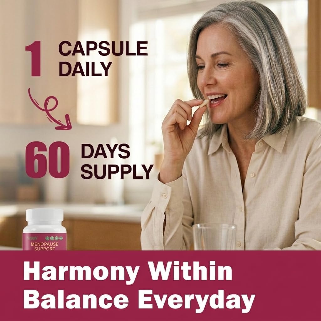 Menopause Supplements for Women with Probiotics, DIM, Black Cohosh, Chasteberry & Soy Isoflavones Support Hormone Balance & Helps Relieve Hot Flashes, Night Sweats - 60 Servings (Made & Tested in USA) - Image 7