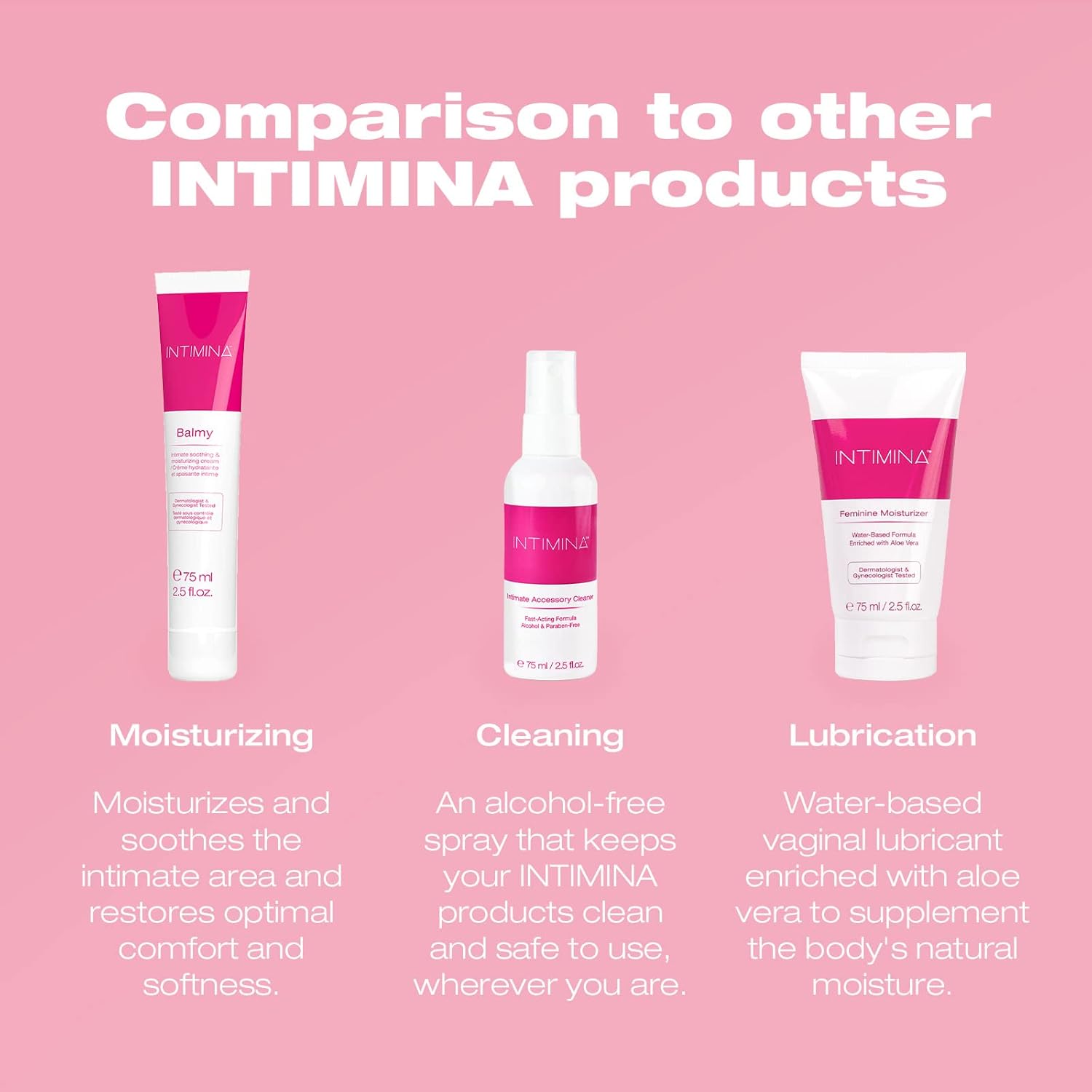 INTIMINA Balmy - Vaginal Moisturizer and Lubricant, Intimate Soothing and Moisturizing Cream, Moisturizer for Dry Skin, Body Cream Vulva Moisturizer - Image 5