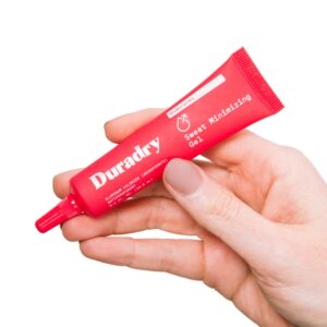 Duradry Sweat Minimizing Gel Antiperspirant for Men and Women - Prescription-Strength, Formulated for Excessive Underarm Sweating and Hyperhidrosis (0.4 Fl Oz)