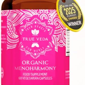 Menopause Supplements for Women | Vegan Hormone Balance & Menopause Relief Capsules | USDA Organic Perimenopause Supplements Women Natural Support | 60 Vegan Capsules