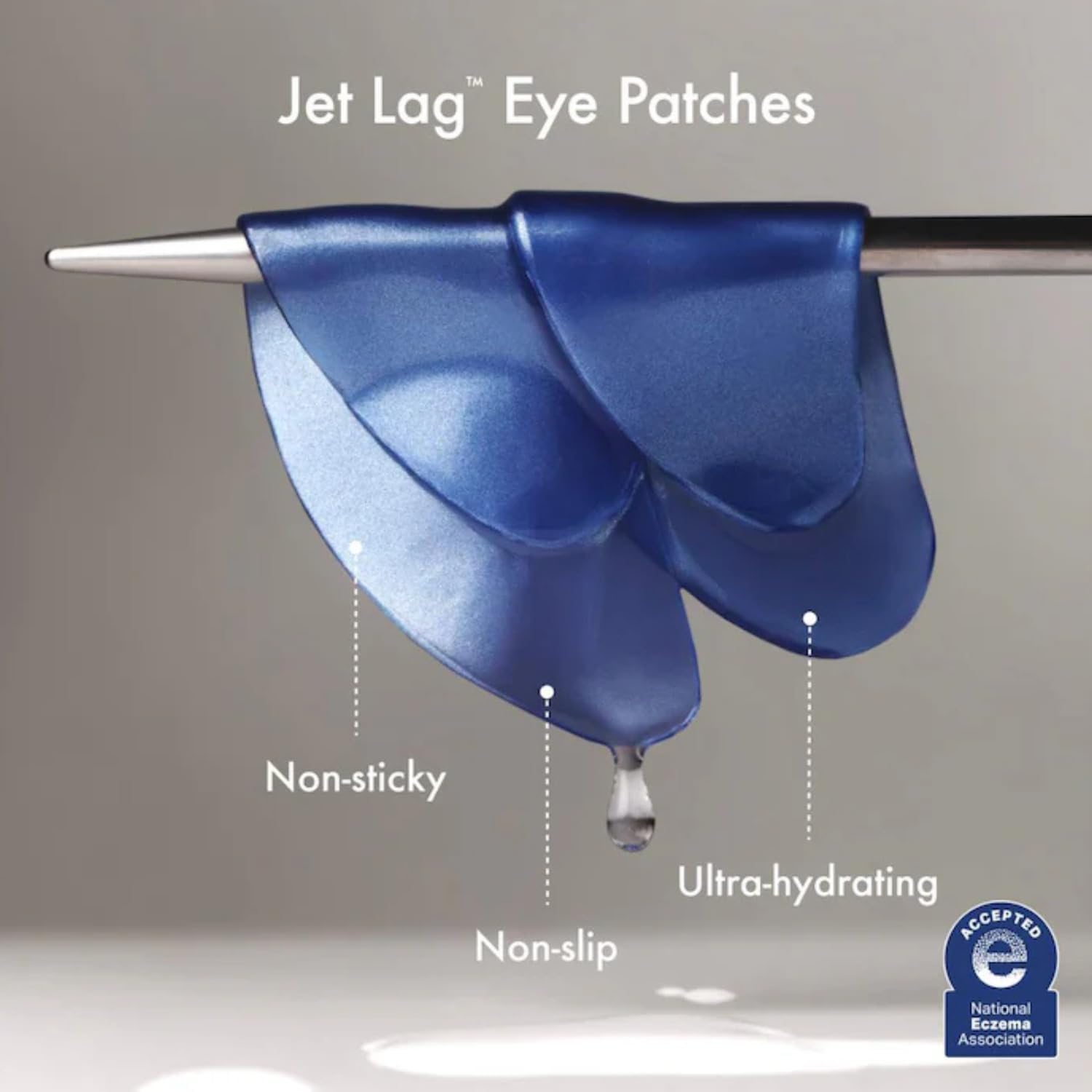 Summer Fridays Jet Lag Hydrating Eye Patches - De-puffing Hydrogel Under Eye Masks with Hyaluronic Acid, Caffeine + Peptides - Soothing + Refreshing At-Home + Travel Skin Care (15 Pairs) - Image 2