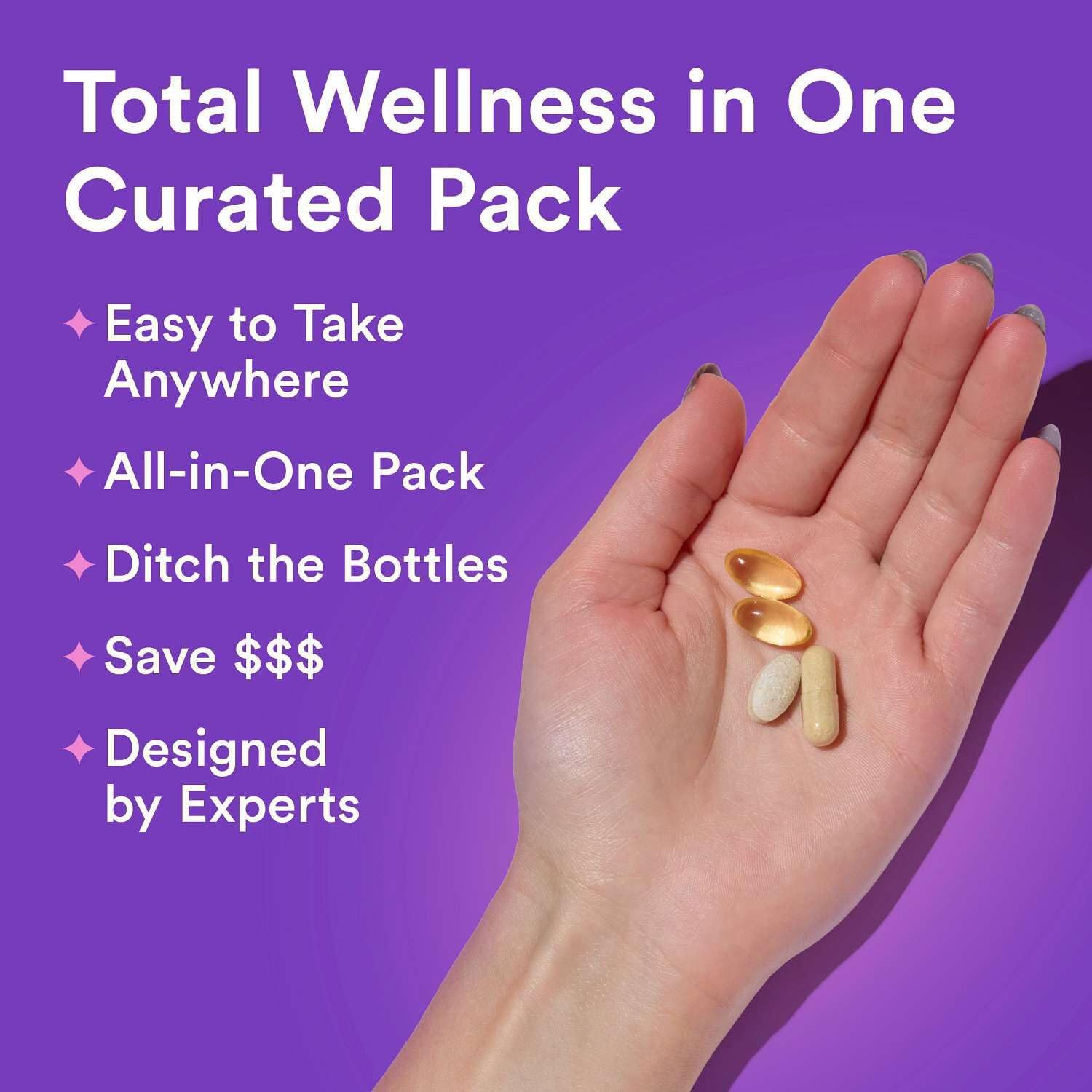 GNC Women's Stress Relief Vitapak, Stress & Cortisol Management, 30 Count - Image 9