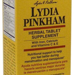 Lydia Pinkham Herbal Supplement Tablets for Menstruation and Menopause Support, 150 Count