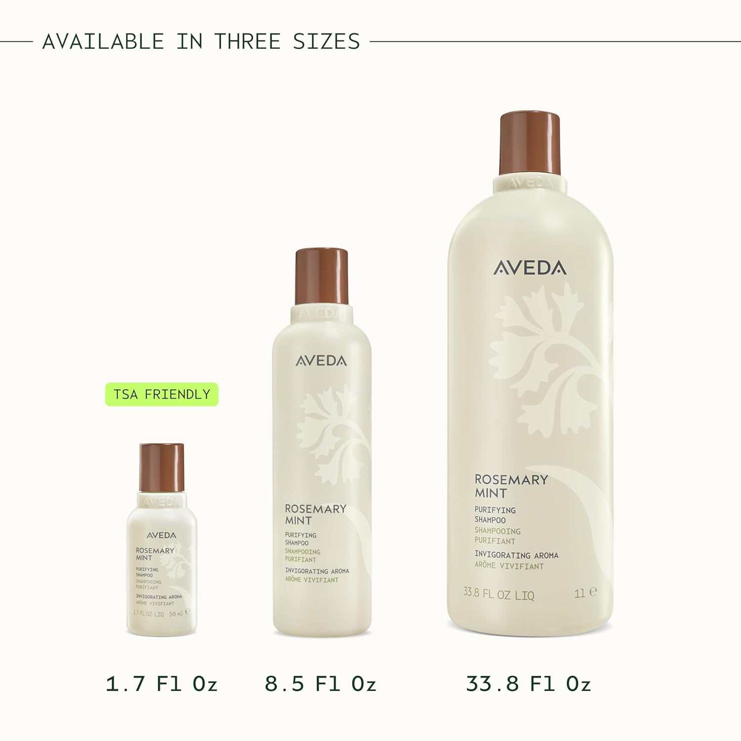 Aveda Rosemary Mint Purifying Shampoo | Clarifying Shampoo | Gently Removes Buildup, Adds Shine | For Normal to Oily Hair, Fine to Medium Hair Types | Invigorating Aroma| 97% Naturally Derived - Image 11