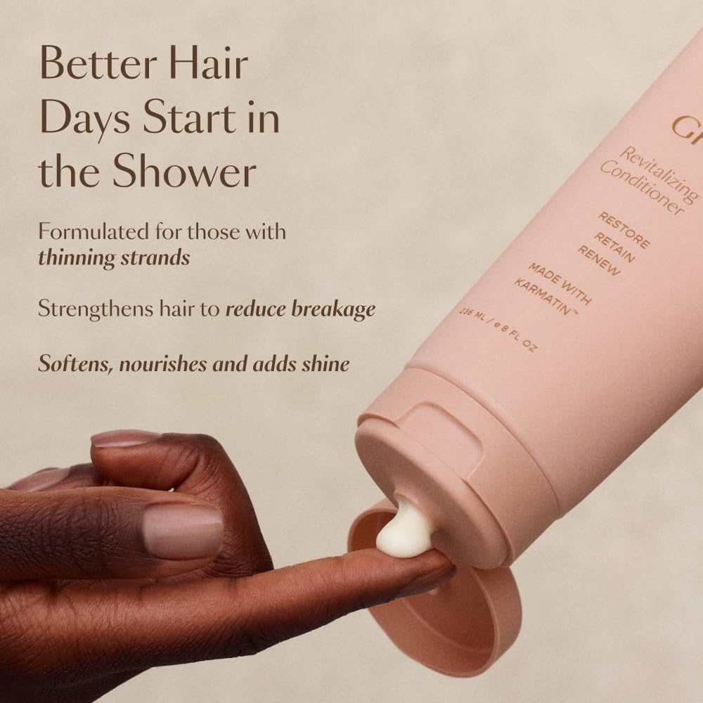 VEGAMOUR GRO Revitalizing Conditioner | Smooths, Strengthens and Adds Shine to Thinning Hair | Clean, Vegan, Cruelty-Free, Clinically Proven and Color Safe (8 Fl Oz) - Image 5