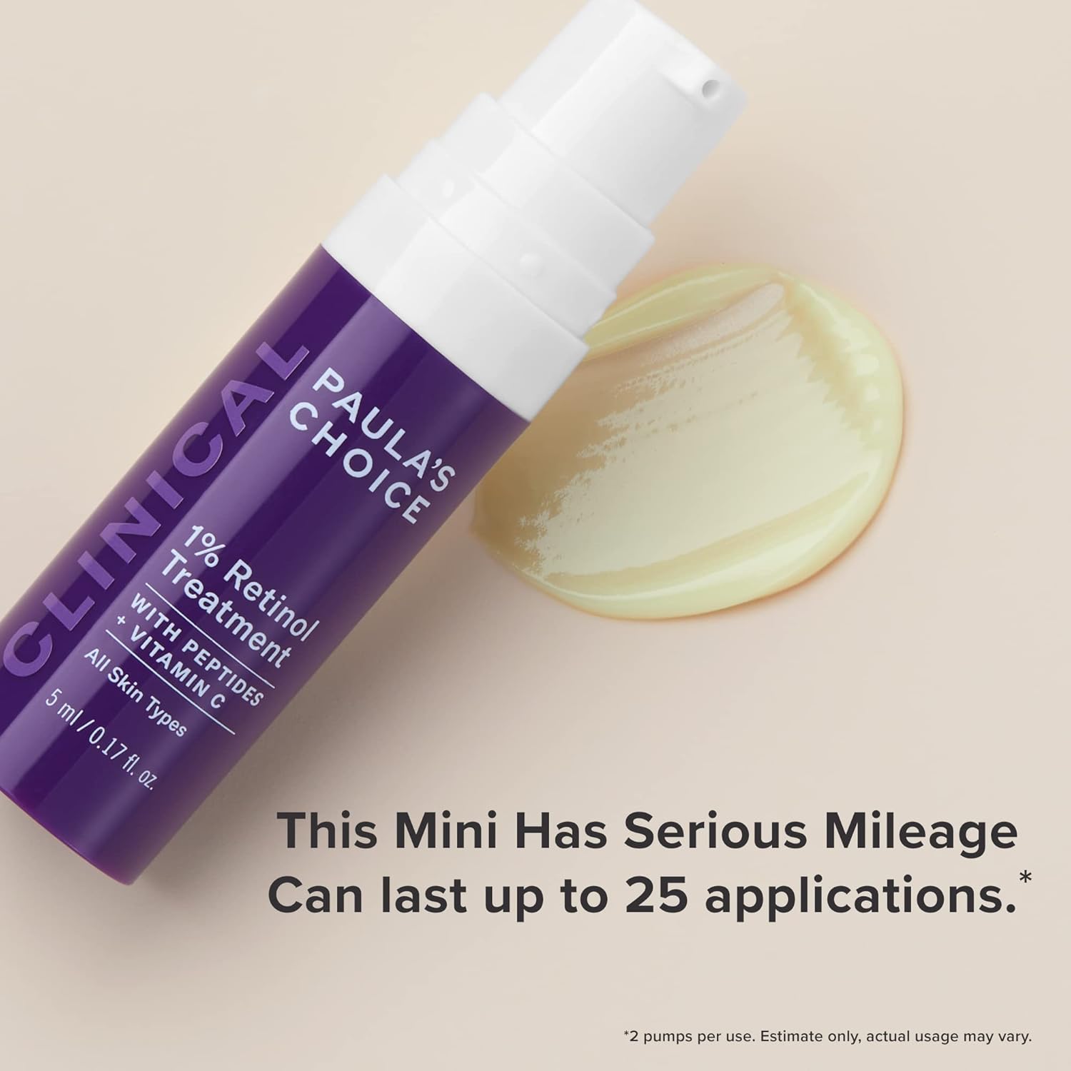 Paula's Choice CLINICAL 1% Retinol Face Treatment with Peptides, Vitamin C & Licorice Extract, Anti-Aging Skin Care Serum, Fine Lines & Wrinkles, Fragrance Free - Image 7