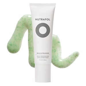 Nutrafol Exfoliating Scalp Mask, Eliminates Product Build-up and Oil for Healthier Hair and Scalp, Physician-formulated for Thinning Hair, Color and Extension Safe - 4 Fl Oz Bottle
