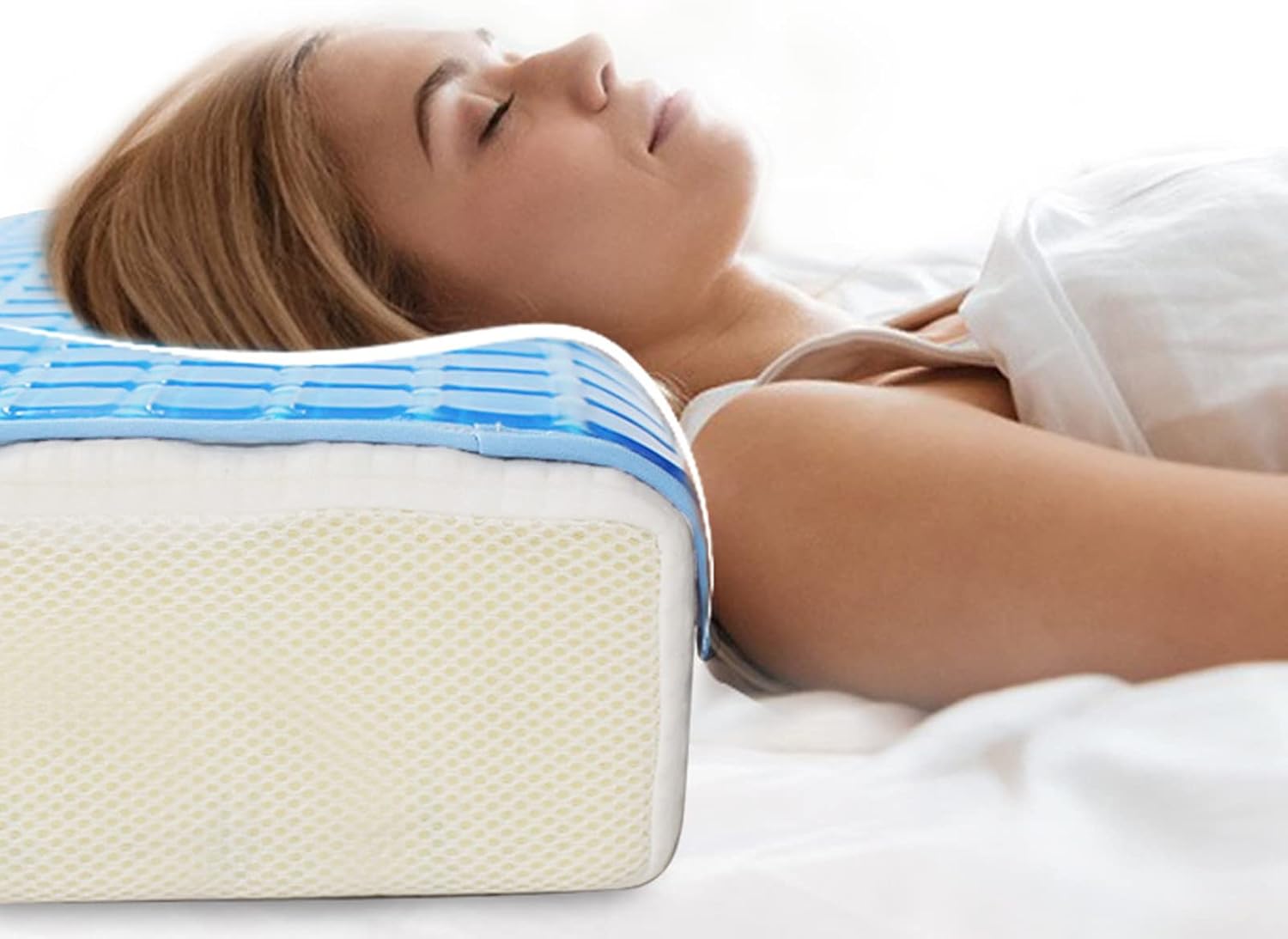 Gel Pillow Cooling Pad Mat, Soft Foldable Cushion, Cooling Mat Relief for Sleep Night Sweats Hot Flashes Dogs - Image 2