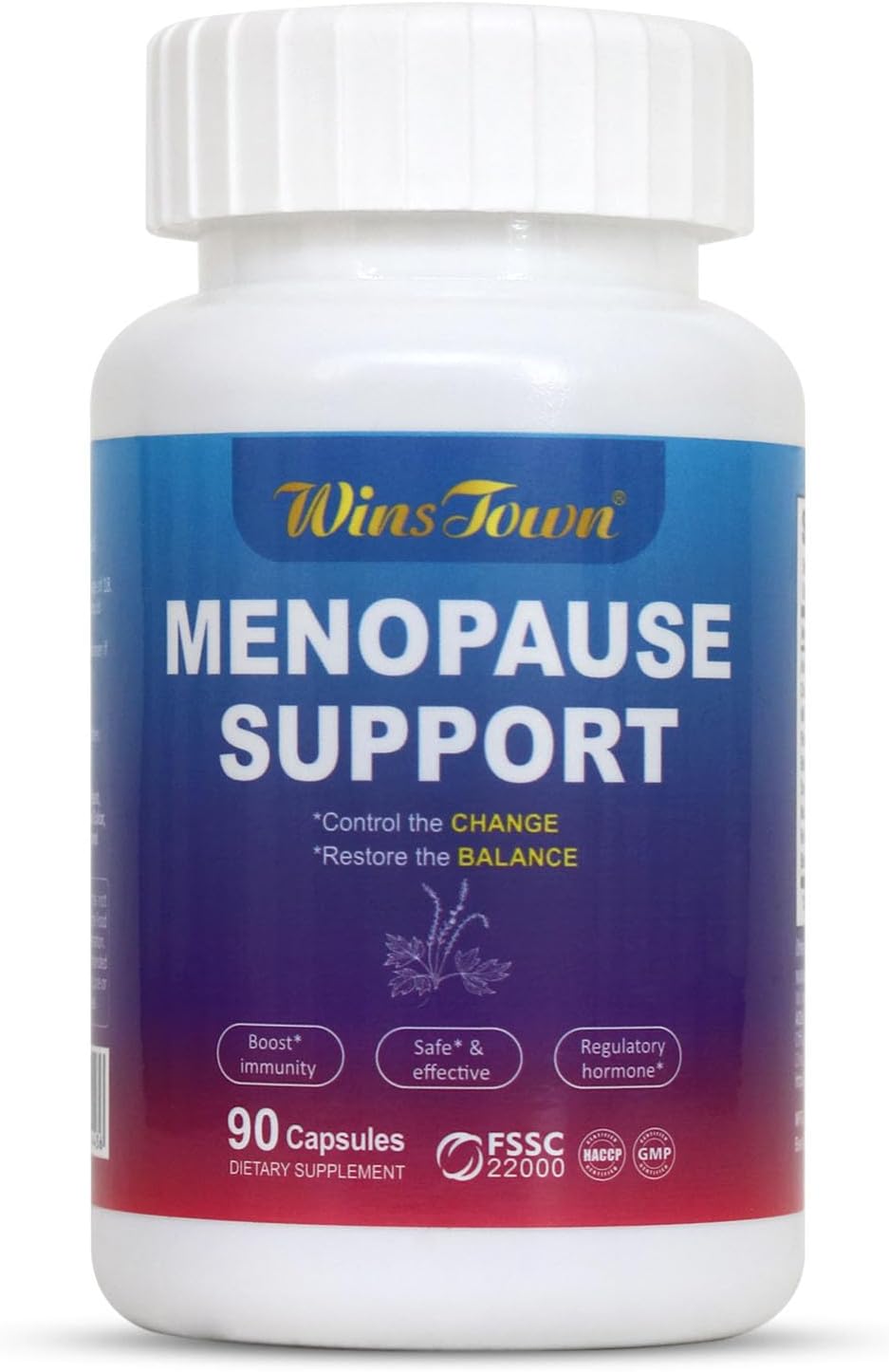 Menopause Support Capsules for Women, Support Night Sweats Hot Flashes & Mood, 90 Count