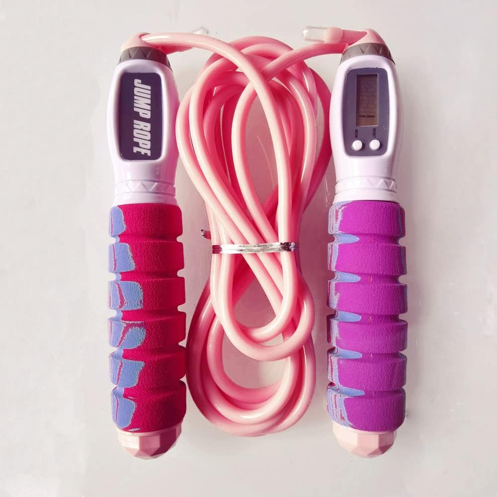 Workout Jump Rope with Counting,9.85ft Adjustable Skipping Rope with Calorie Counter,Tangle-Free Rapid Speed Exercise Jumping Rope for Women, Men, Kids for Fitness, Workout, Gym - Image 7