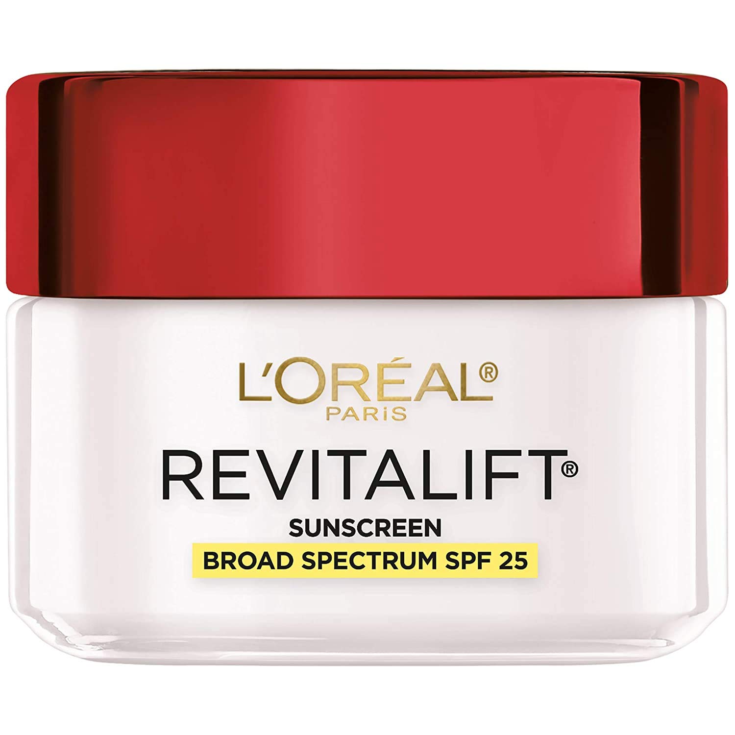 L’Oréal Paris Revitalift Anti-Wrinkle Face Moisturizer with SPF 25 – Pro-Retinol & Centella Asiatica, Firming Day Cream (1.7 oz)