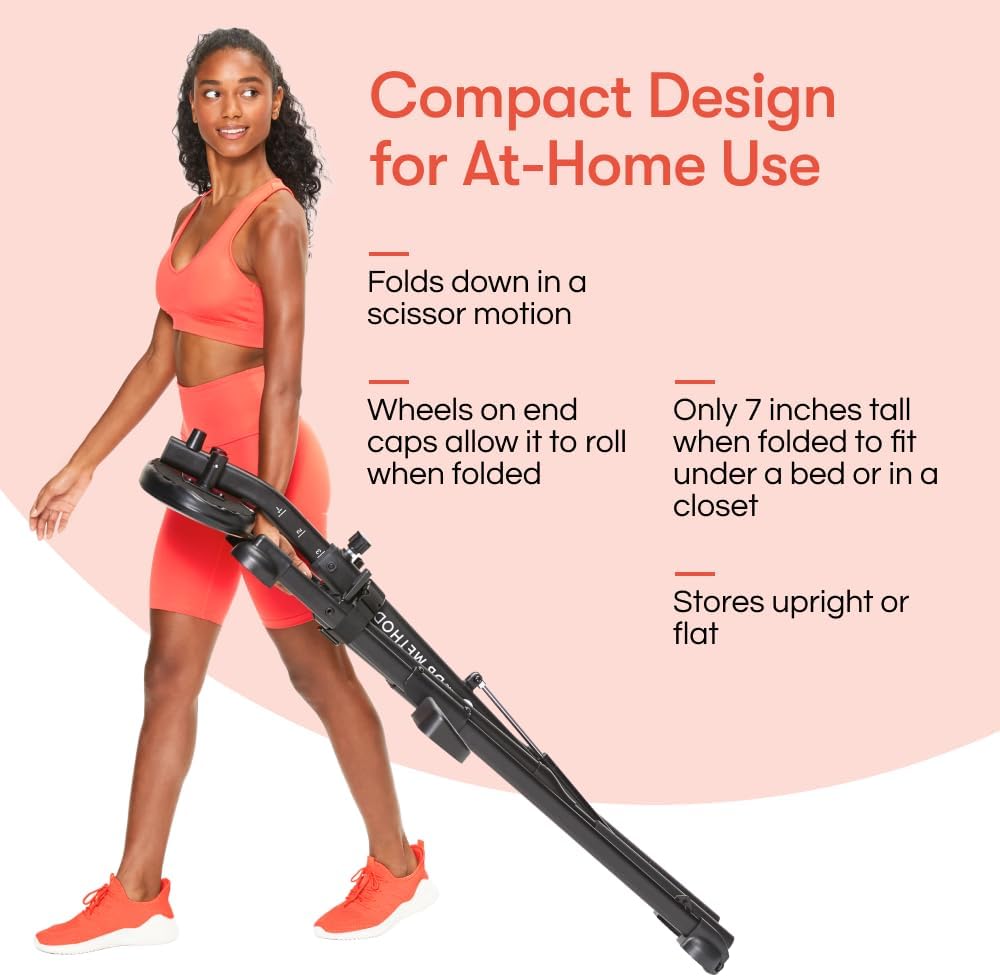 The DB Method Squat Machine, Workout Equipment for Home Gym, Exercise Leg and Glutes, Low Impact Lower Body Fitness Workouts, Training for Total-Body, Easy Setup, Foldable for Storage - Image 5