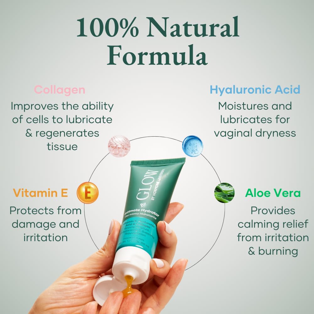 Vaginal Moisturizer, UTI Protector, Hormone-Free Intimate Hydrator, Vulva Olive Oil with Collagen, Aloe Vera & Hyaluronic Acid, Helps Relieve Dryness, Itching & Burning - OBGYN Co-Developed - Image 2