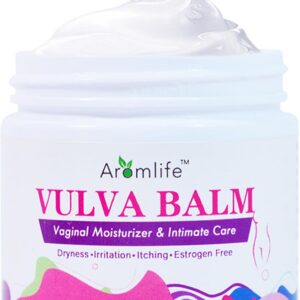 Aromlife Vulva Moisture Balm Cream, for Female Dryness Cure and Support Itching Irritation, Vaginal Moisturizer Cream for Hoemone Balance 2 OZ. Pack Of 1