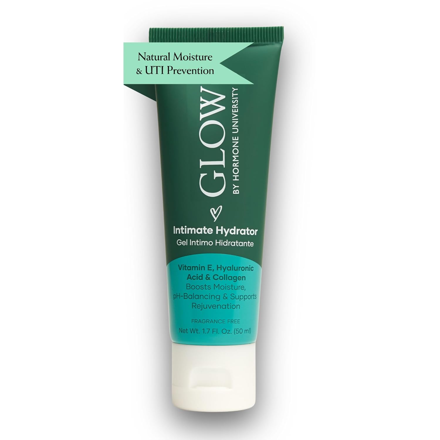 Vaginal Moisturizer, UTI Protector, Hormone-Free Intimate Hydrator, Vulva Olive Oil with Collagen, Aloe Vera & Hyaluronic Acid, Helps Relieve Dryness, Itching & Burning - OBGYN Co-Developed