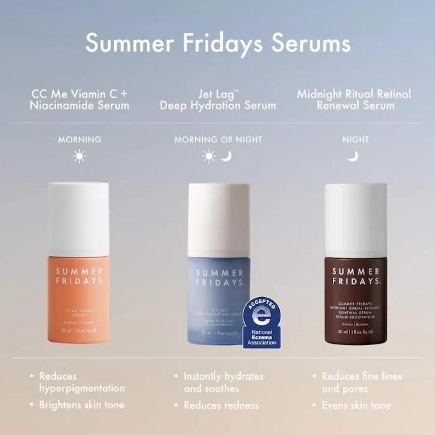 Summer Fridays Jet Lag Deep Hydration Serum - Hydrating Face Serum for Dry Skin with Glycerin & Squalane - Helps Soothe Skin, Improves Skin Barrier & the Appearance of Fine Lines & Wrinkles (1 Oz) - Image 7