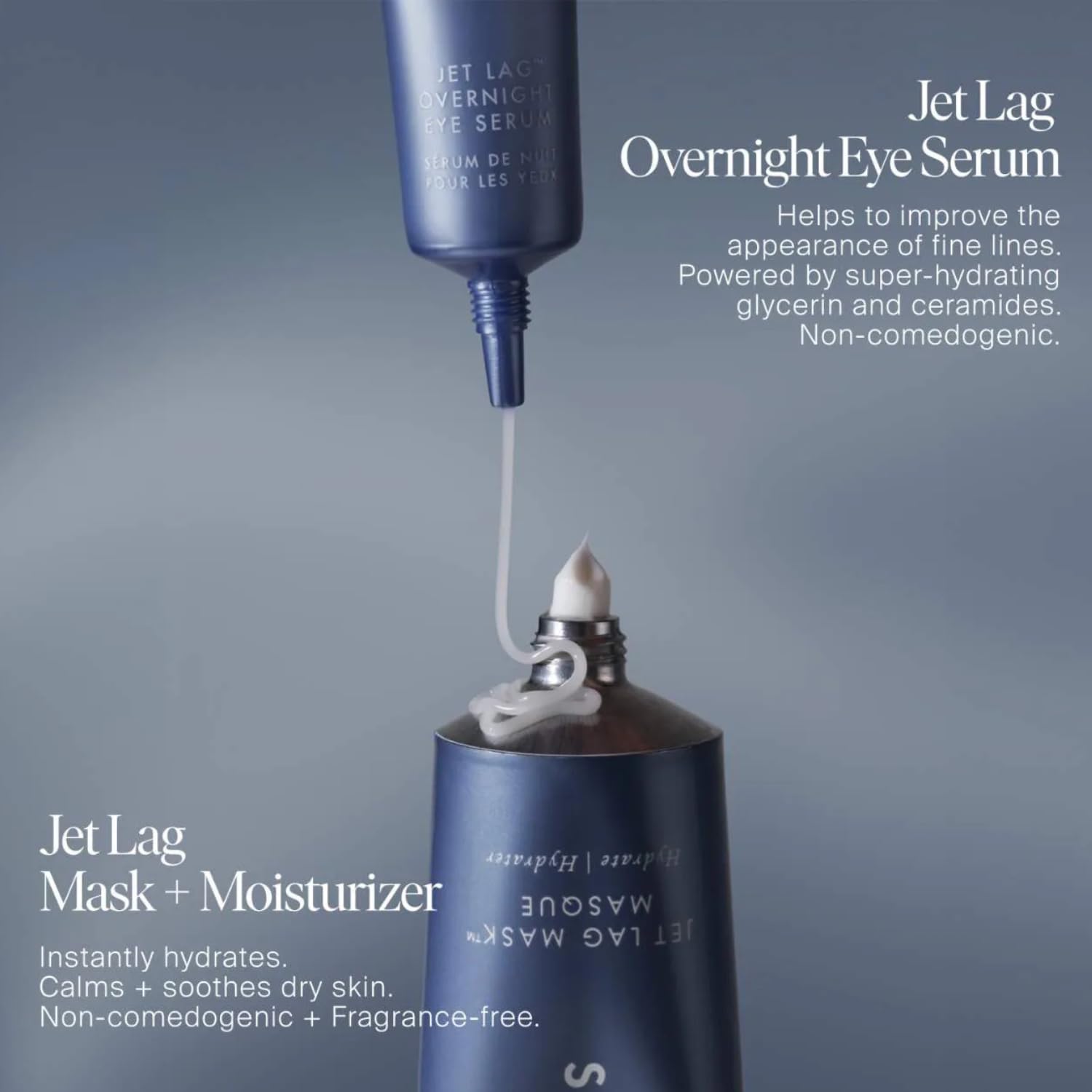 Summer Fridays Jet Lag Overnight Eye Serum - Nourishing Undereye Treatment for Dark Circles - Helps to Hydrate, Smooth, Firm & Depuff - Enriched with Glycerin to Lock in Moisture (0.5 Fl Oz) - Image 6