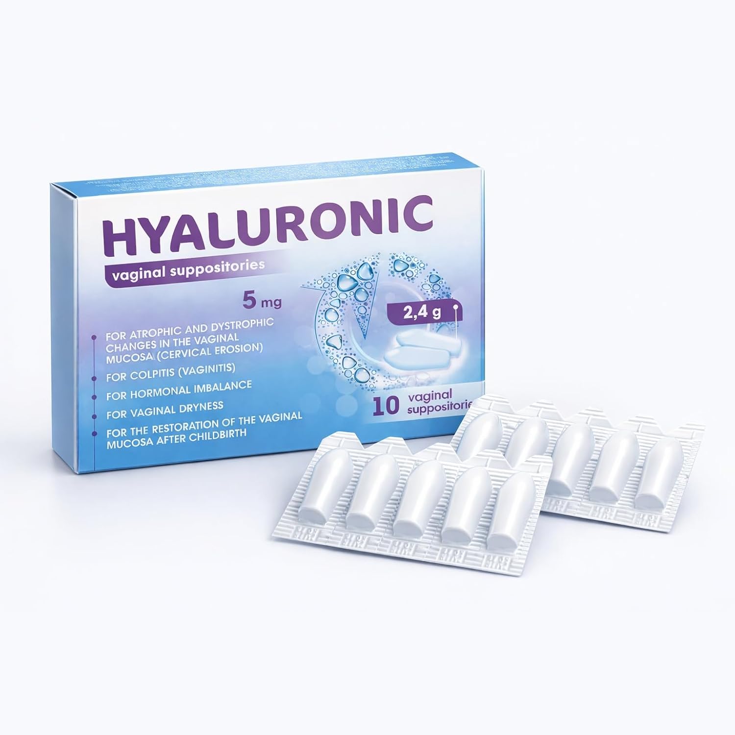 Vaginal Moisturizer for Women with Hyaluronic Acid - Hormone-Free - Intimate Moisturizer for Vaginal Dryness During Menopause - Ideal for Skin Revitalization, pH Balance & Post-Childbirth Recovery - Image 2